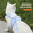 Corduroy cat and small dog harness with pink rabbit design, product image 1