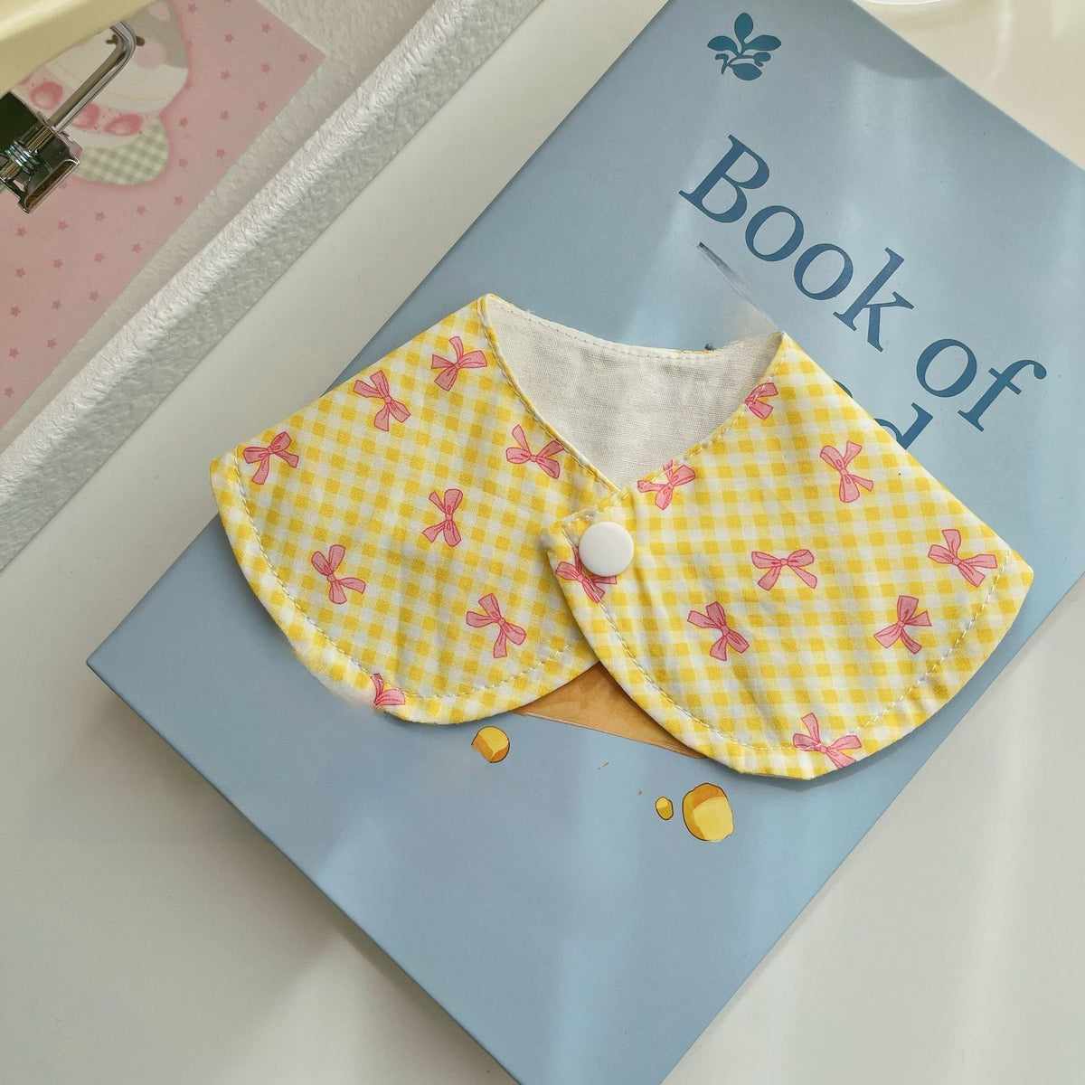 Cotton bow bib scarf for dogs and cats, available in 4 colours, image 6
