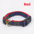 Matching harness, collar and lead set in blue for small pets