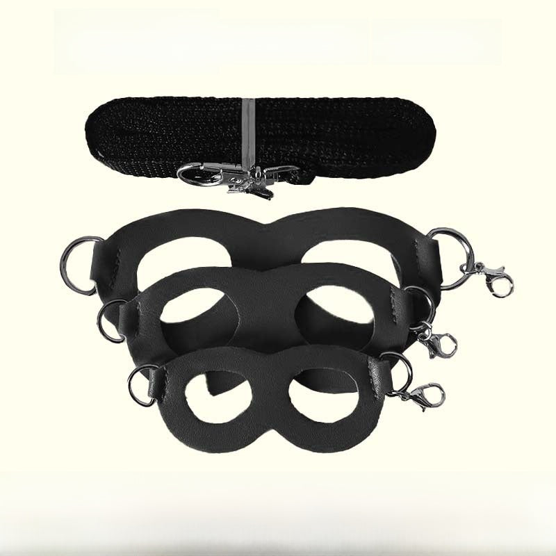 Escape-resistant faux leather lead for sugar gliders and hamsters, product image 7