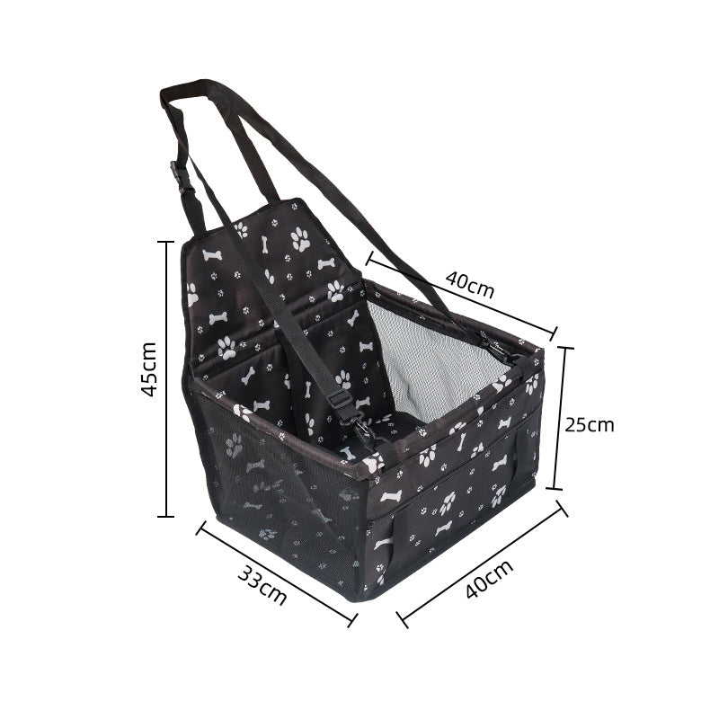 Foldable breathable pet carrier bag with mesh panels, photo 5 of 7