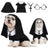 Selection of Halloween pet costumes including pirate and vampire cape