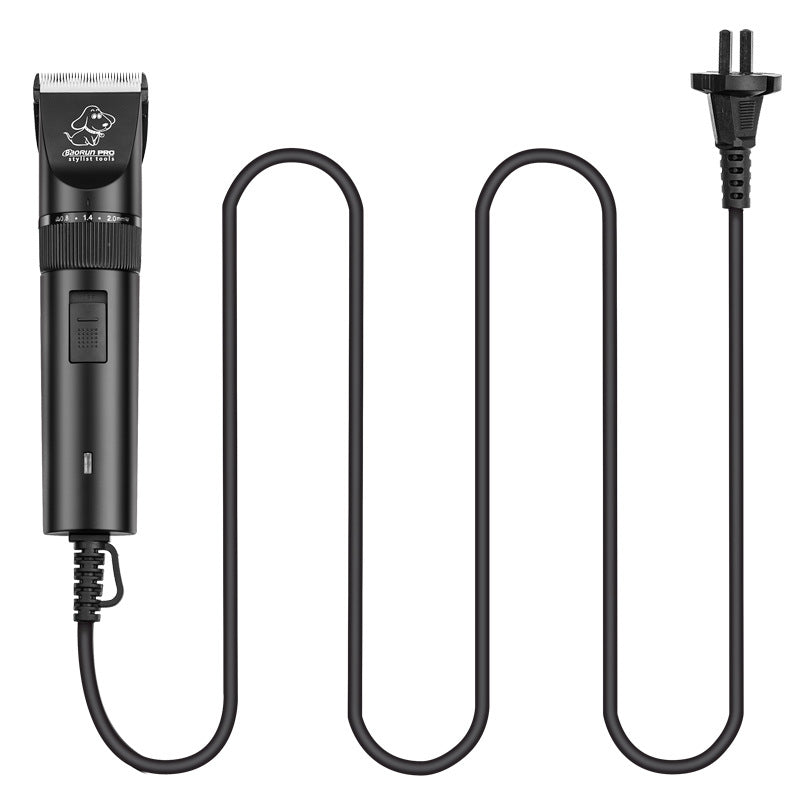 Electric Pet Grooming Clippers with Ceramic Blade, 110-240V