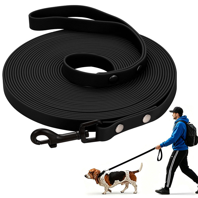 Waterproof PVC dog training lead, 3 sizes available