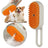 3-in-1 Electric Steam Spray Cat Brush for Loose Fur and Mats