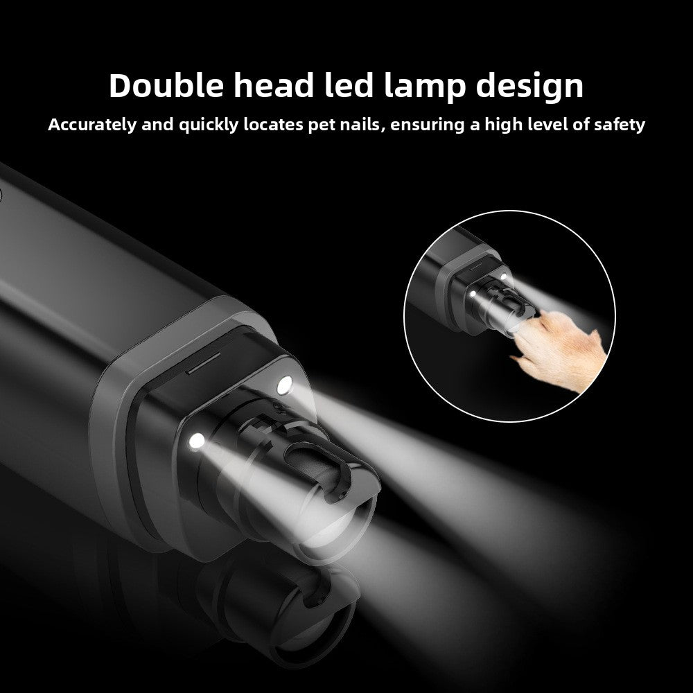 Dual Mode Pet Nail Grinder with Two Replaceable Guards