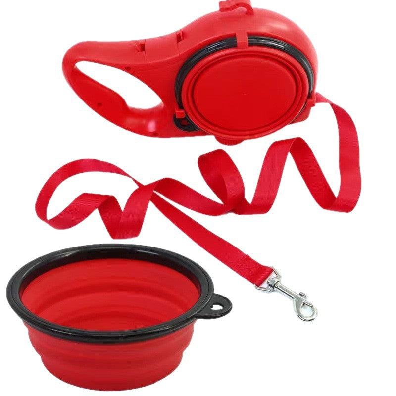 3-in-1 dog lead with water bottle handle in 3 colour options