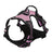 Escape-resistant reflective dog harness in black, product image 36