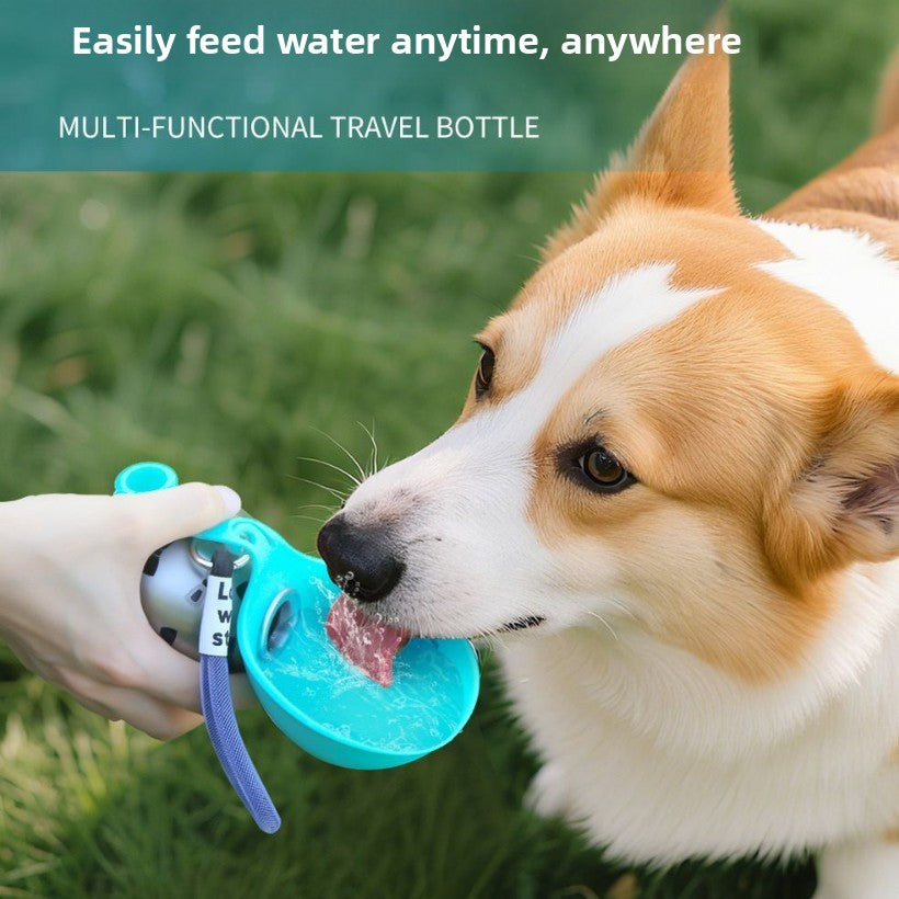 Portable Pet Water Bottle with Foldable Cup