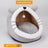 Removable washable grey cat house with cat face, detail photo 8