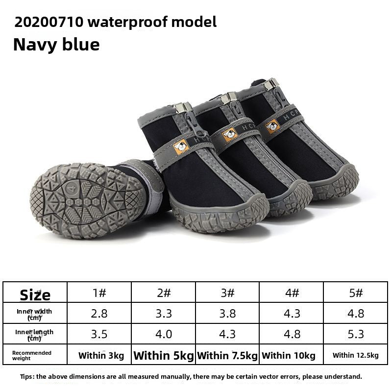 Breathable mesh puppy shoes with TPR soles in Black Breathable, top view