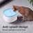 Automatic Circulating Cat Water Fountain with Filter Cartridges and Anti-Dry Burn Safety