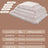 Memory foam dog bed with waterproof liner, photo from another angle