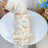 Floral strap skirt dress for dogs and cats, available in 3 colours, image 3
