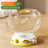 Clear capsule cat bed in transparent plastic with cream base, view 10