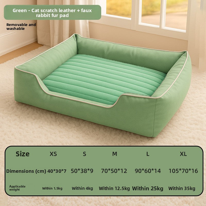 Waterproof Oxford dog crate mat with soft velvet top, photo 47 of 68