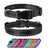 Reflective nylon dog collar in 12 colour options