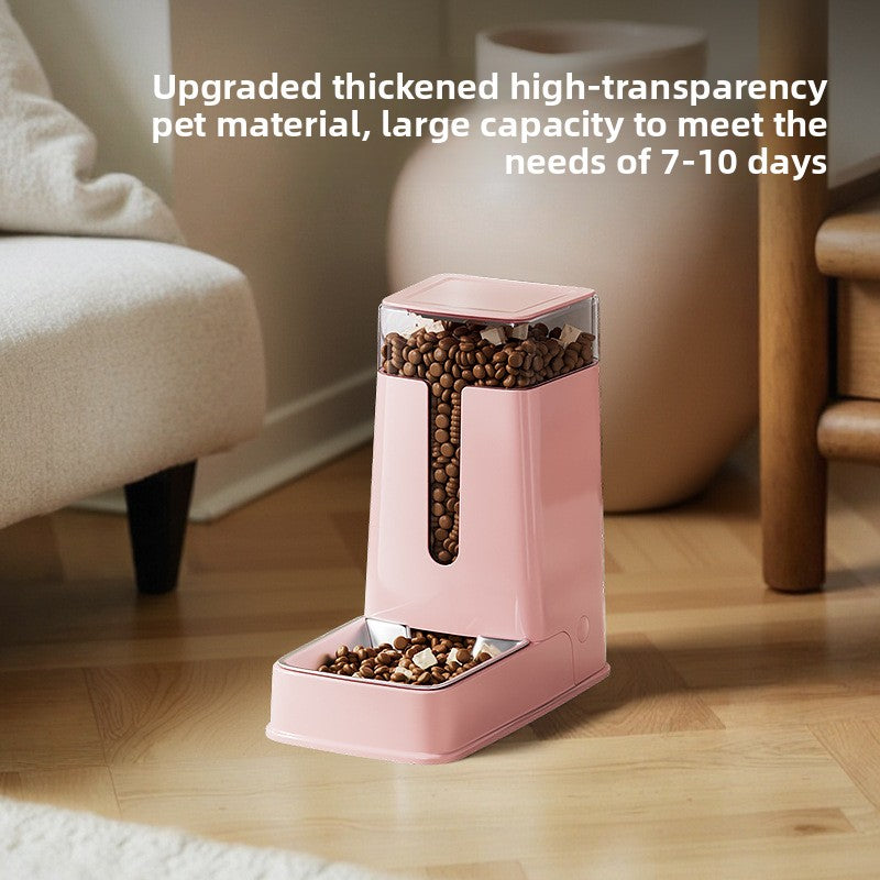 3.5L Automatic Pet Feeder or Water Fountain with Stainless Steel Bowl