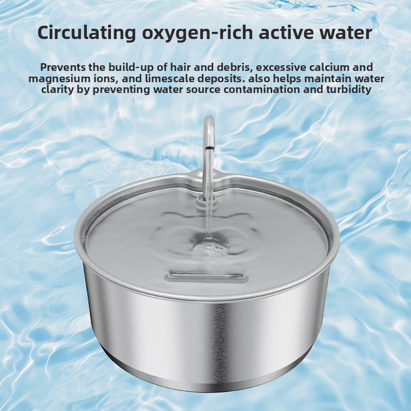 Automatic Circulating Pet Water Dispenser with Stainless Steel Tank