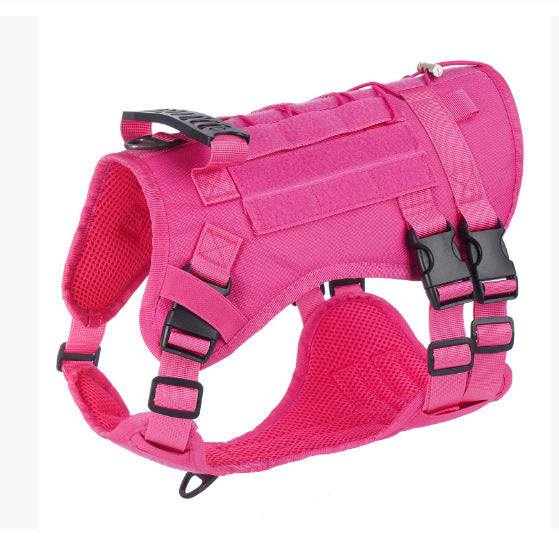 Water-resistant Oxford dog harness vest with reflective strips, product image 7