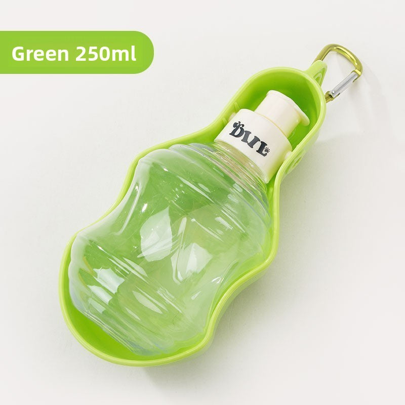 Portable Leak-Proof Pet Water Bottle with Drinking Cup for Dogs on Walks