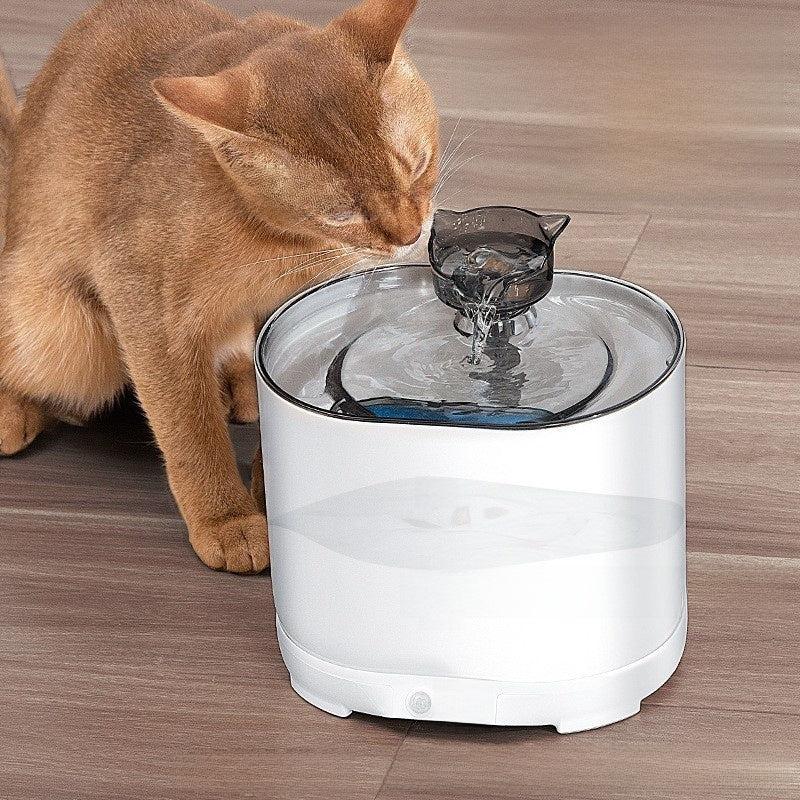 Wireless Automatic Pet Water Fountain with Infrared Sensor and 5000mAh Battery