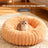 Faux Fur Round Pet Nest Bed with Thick Padding, Dogs and Cats
