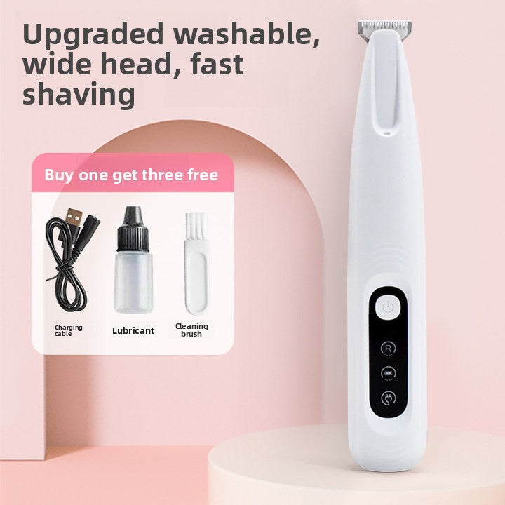 Pet Electric Hair Clipper with LED Light and Low Noise