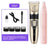 Pet Hair Clipper Grooming Kit with Steel Comb and Scissors