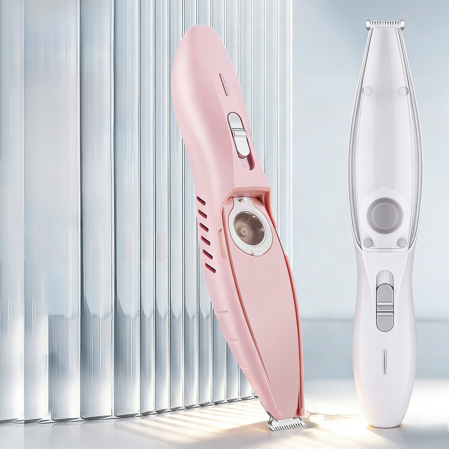 2-in-1 Pet Shaver with Suction and Ceramic Blade for Dogs and Cats
