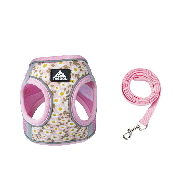 Breathable mesh dog harness and lead set, product image 44