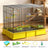 Iron bird cage for budgies and cockatiels in black or white, view 23