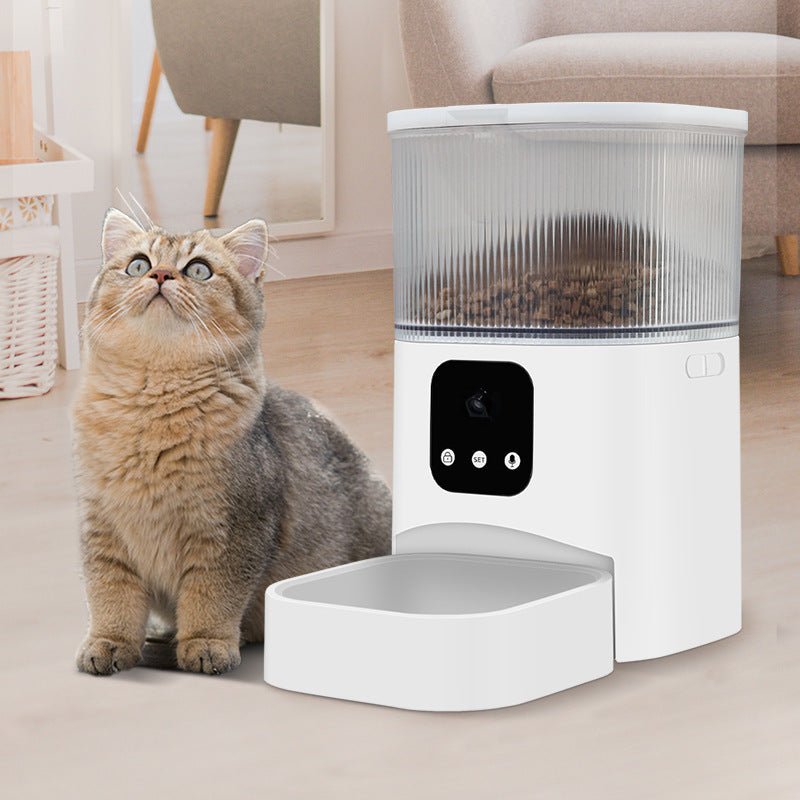 Automatic Pet Feeder with Voice Control and Video Monitoring