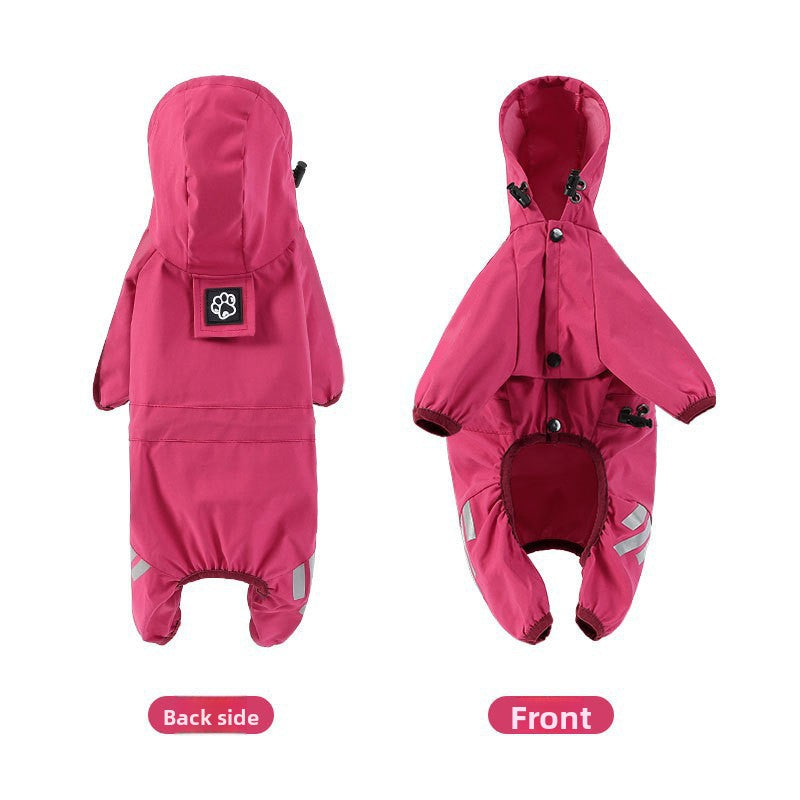 Four leg dog raincoat with lead hole, available in 6 colours, image 12