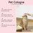 Portable Dog Deodorising Spray, Fresh Pet Care Mist