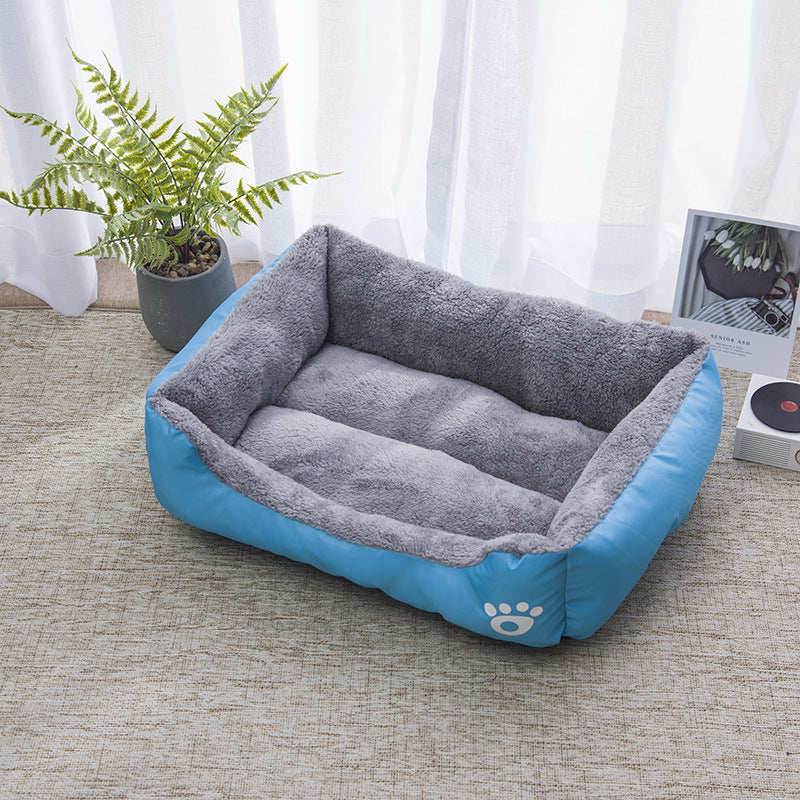 Oxford pet bed in bright colours for dogs and cats, photo 9