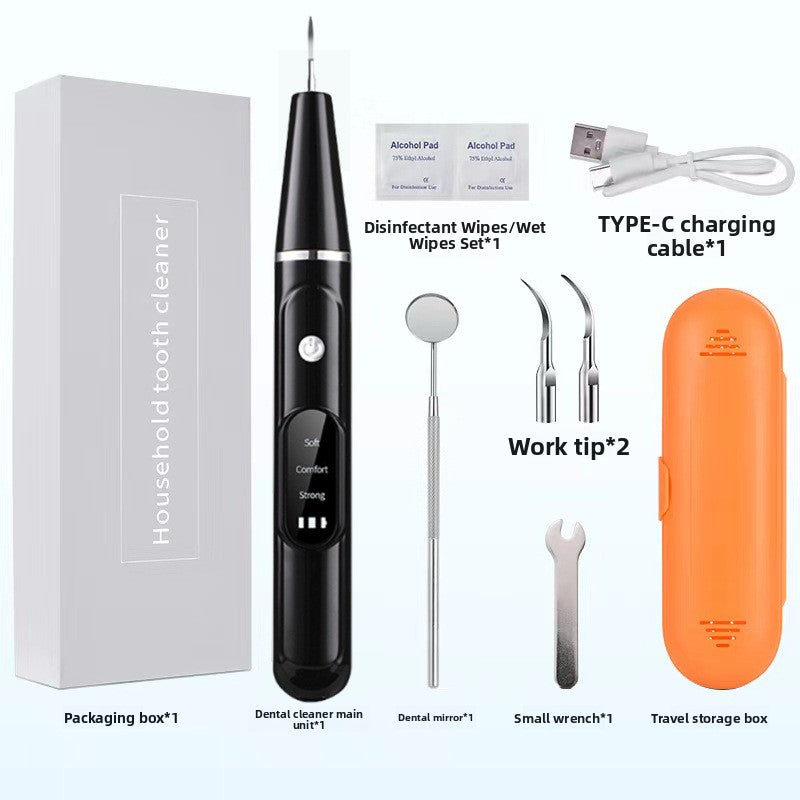 Ultrasonic Pet Tooth Cleaner for Dogs and Cats, USB Rechargeable Home Dental Care Kit