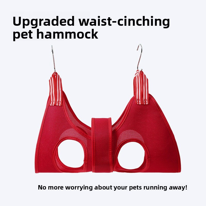 Multifunctional Pet Grooming Hammock and Washing Bag Set