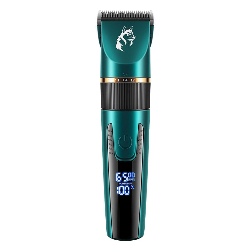 Waterproof Cordless Pet Clipper with Oil Bottle and Cleaning Brush