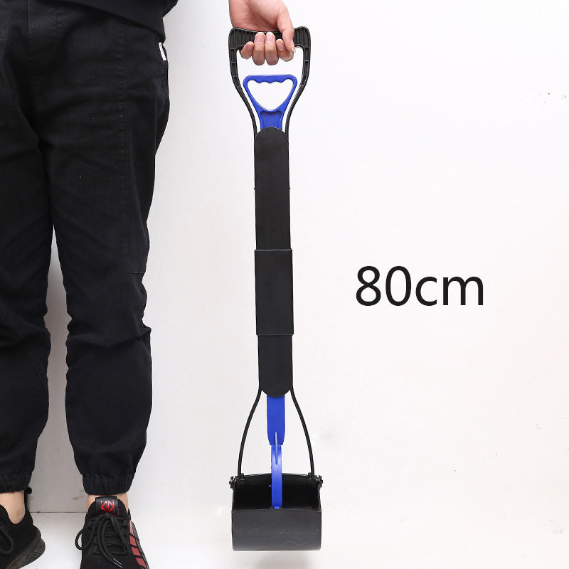 Foldable Long Handle Pet Poop Scooper with 80cm Reach