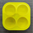 Four-Compartment Silicone Dog Snack Tray, Reusable and Easy to Clean, Yellow or Pink
