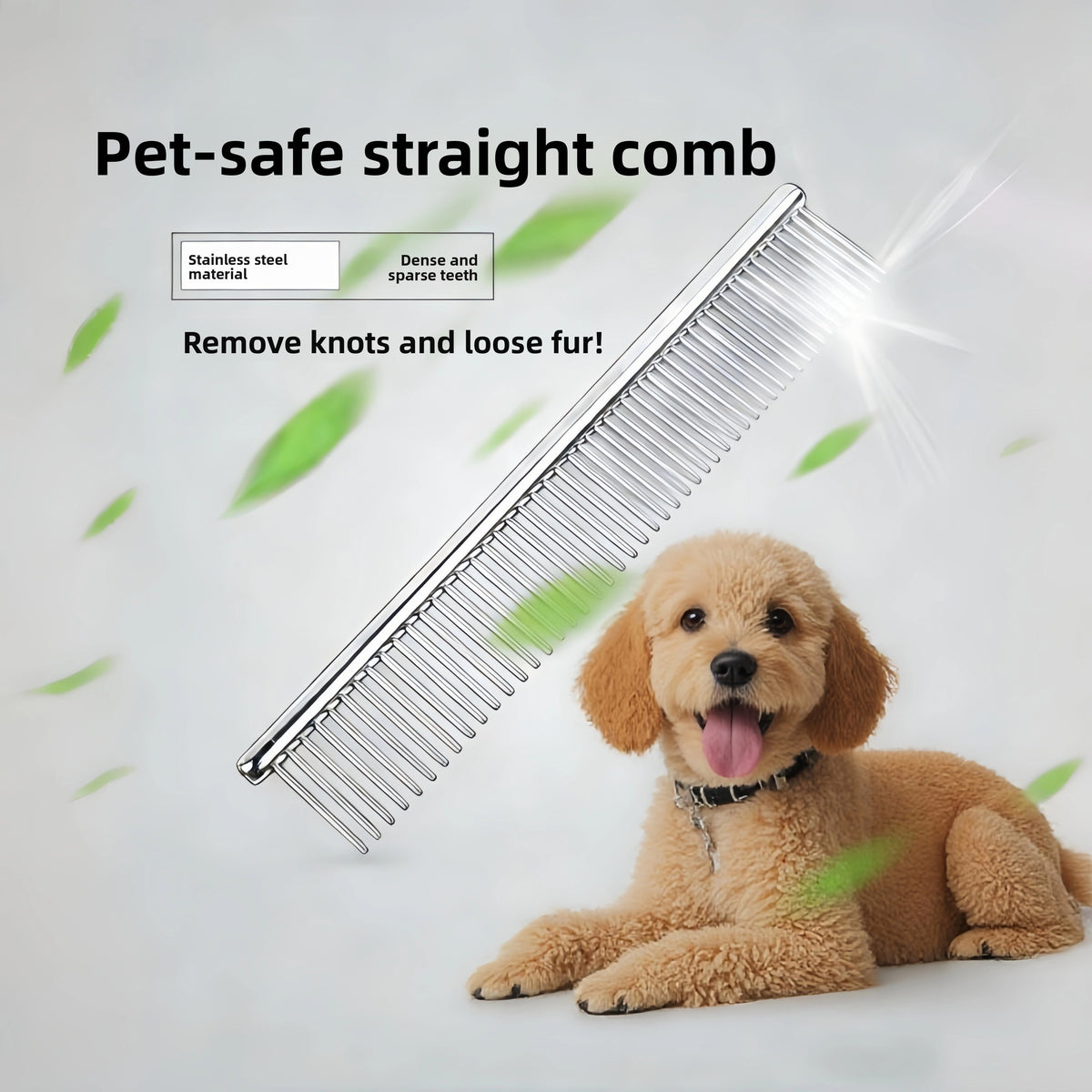 Pet Grooming and Bathing Kit with Silicone Glove and Nail Clipper