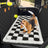 Plush checkerboard dog mat floor rug, photo 8 of 10