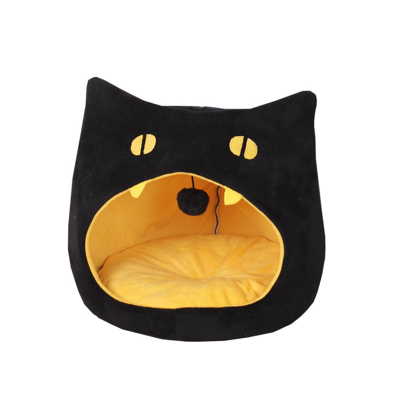 Halloween big mouth pet cave bed, size Large 36 x 36 x 36cm