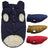 Cotton padded sleeveless dog gilets shown in eleven bright colours