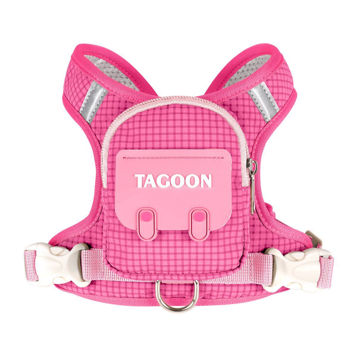 Lightweight dog backpack harness with mesh back, available in 4 colours, image 6