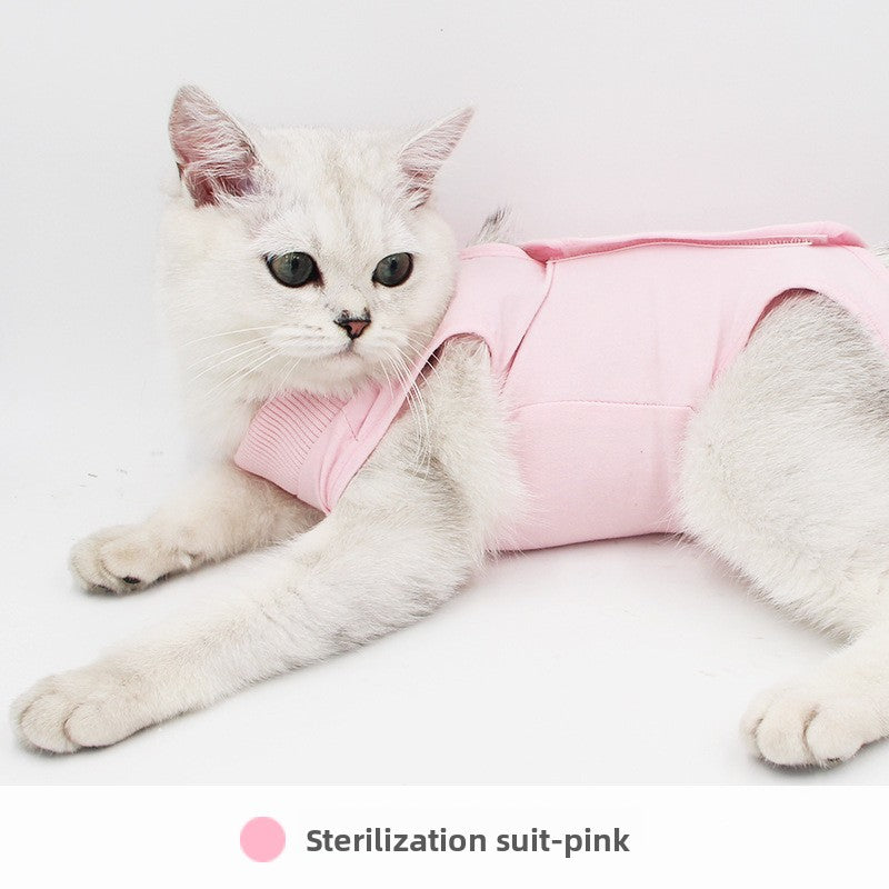 Female Cat Sterilization Clothes Postoperative Anti-Licking Pet Rehabilitation Wear