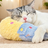 Soft velvet moon shaped sleeping pillow for pets, product image 4