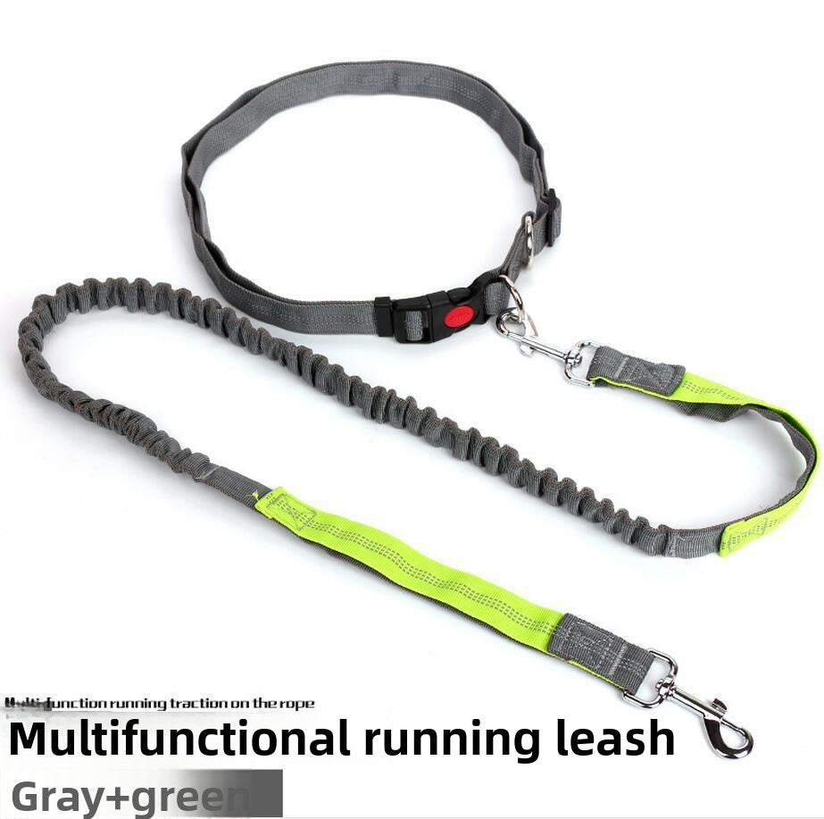 Hands-free stretch running lead for dogs, available from Pet Royale UK