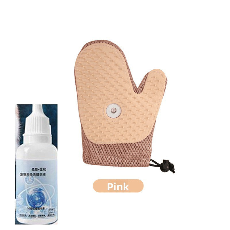 Spray Pet Hair Removal Gloves with Anti-Static Mist